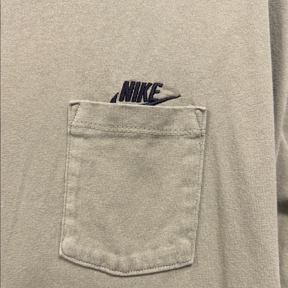Nike Men's Olive Short Sleeve Tee - Picture 3 of 3